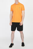 Slim Fit Polo Shirt in Orange LACOSTE
